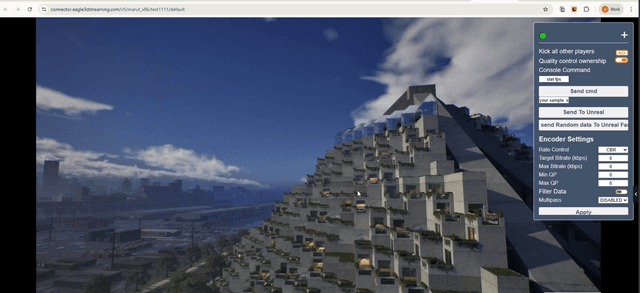 BIM Model Visualized Using Eagle 3D Streaming