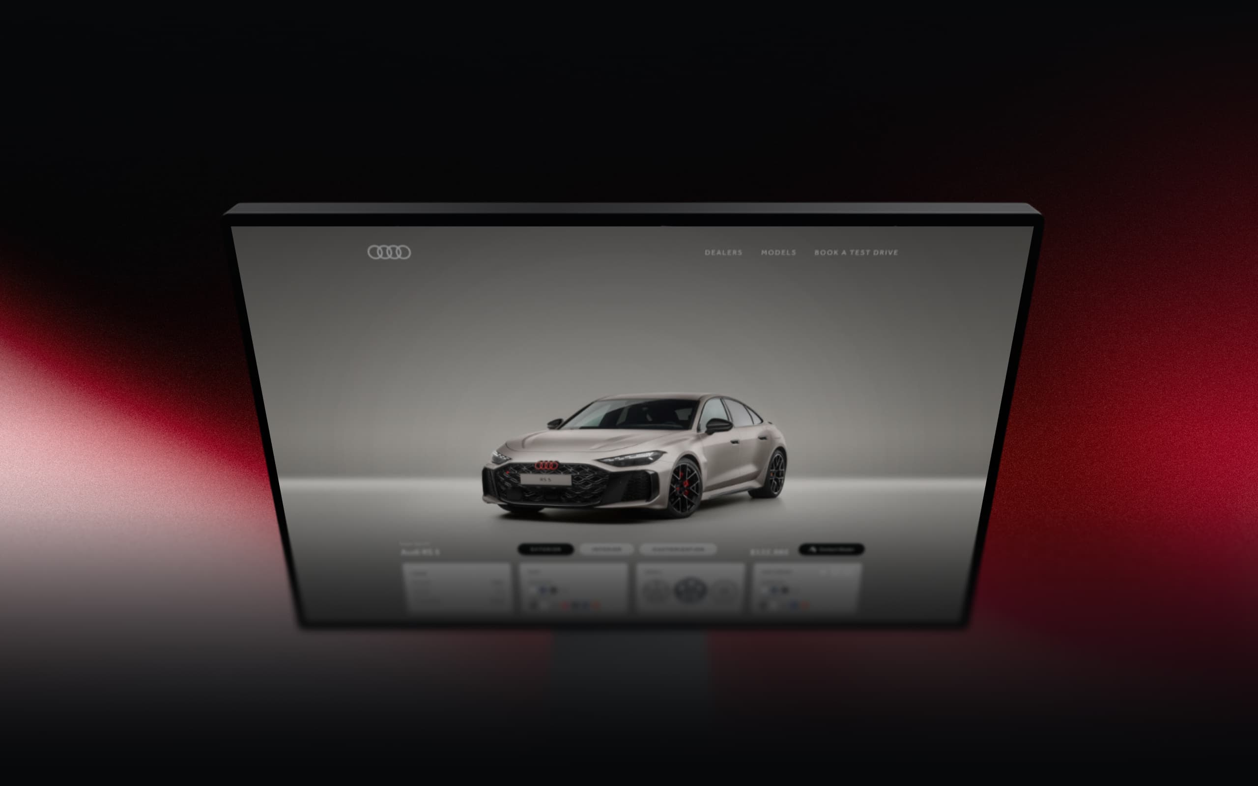Interactive Unreal Engine product configurator allowing users to customize a vehicle in real time through a web browser