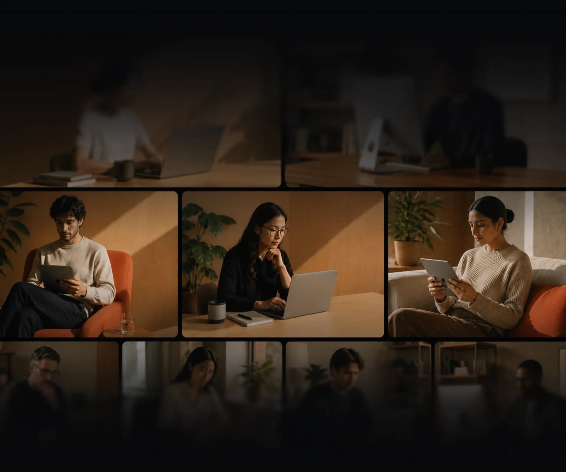Meeting mode where guests join a live pixel-streaming session from a shared link and see the host's view in real time