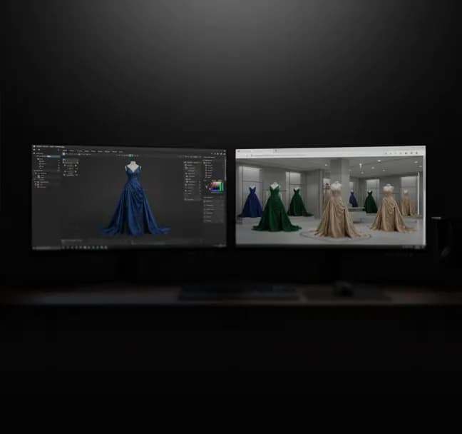 Interactive Unreal Engine product configurator delivering consistent customization experiences across desktop, mobile, and web platforms
